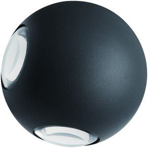 LED spoljna zidna lampa Cairo 12W 3000K IP54 crna