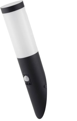 Spoljna zidna lampa Boca 1xE27 senzor IP44 crna