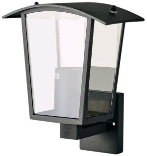 Fenjer zidna lampa Coronado E27 IP44 crna