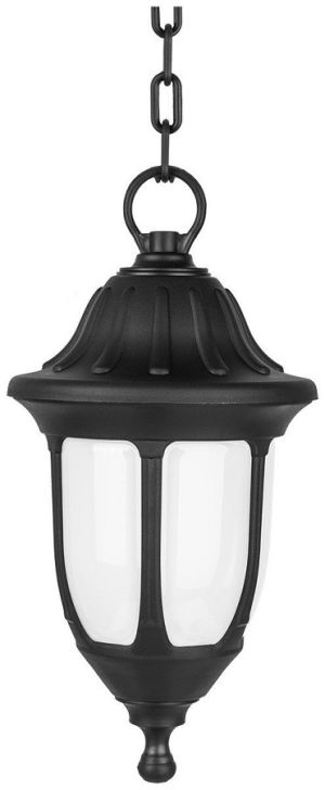 Fenjer visilica Mateo E27 IP44 166x835mm crna