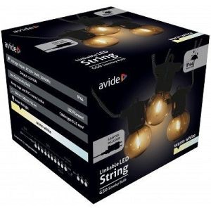 Spoljna nizajuća LED lampa 5m 6W IP44 braon