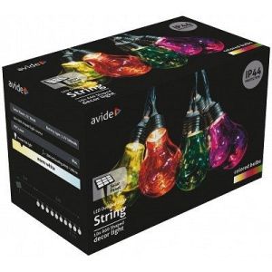 Spoljna nizajuća LED lampa 5m 10 sijalica multi IP44