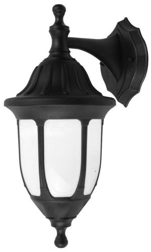 Zidni fenjer MATEOD 1xE27 crni IP44 166x362mm