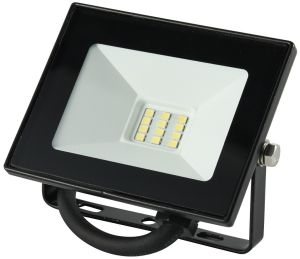 LED reflektor 10W 800lm 6400K IP65 crni