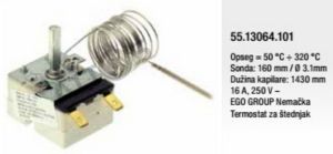 Kapilarni termostat šporeta 50-320°C EGO