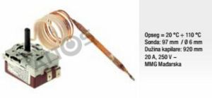 Monofazni termostat TA peći 20-110°C MMG