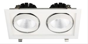 LED ugradni kockasti downlighter Sein 2x30W 3000K
