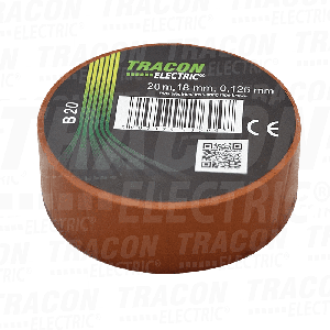 PVC izolaciona traka 20m x 18mm braon