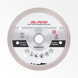 Dijamantska rezna ploča za tvrdu keramiku Turbo 125 mm BDMESH125 Blade