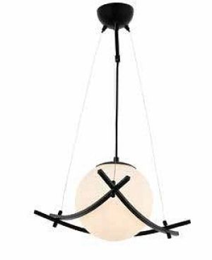Bella visilica 1xE27 fi40cm H70cm crna