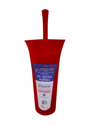 WC ČETKA PVC CRVENA NAPOLI &#8211; CAPO CASA CE2003