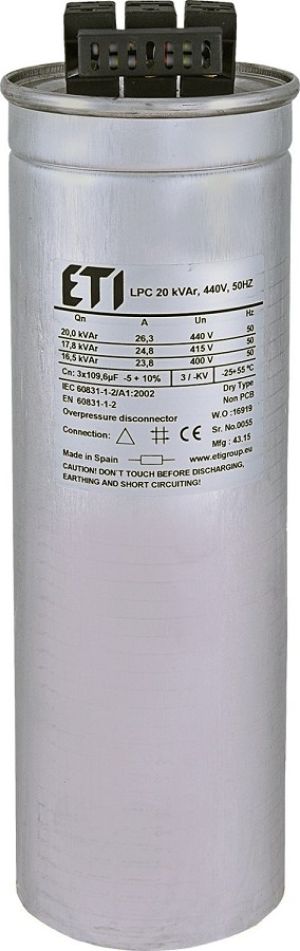 Kondenzatorska baterija LPC 20kVAr 440V 50Hz