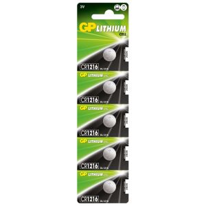 GP CR1216-C5 3V 25mAh 5/1 BLIS TER