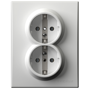 PR Classic Dupla priklj. dvopo lna plast.jez.16A 250V NOP404N