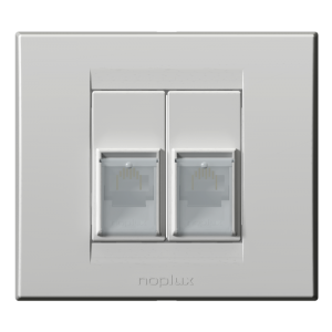 PR Classic UTP dupla priklj. R J45 Cat 6 krem