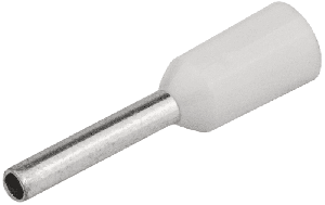 Izolovana završna čaura 0.75mm2 bela L14.6mm