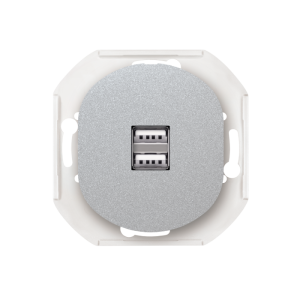 E6161.S USB punjac bez maske E silver