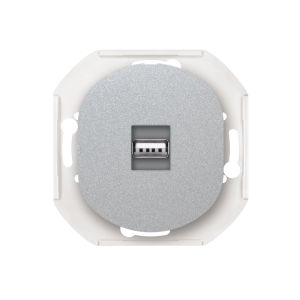 E6162.S Prikljucnica bez maske EON USB/USB female Keystone