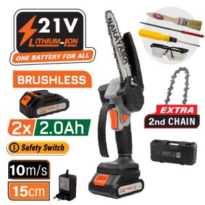 "NAKAYAMA EC1050 aku mini testera 21V (15 cm, 2x2Ah baterije)"