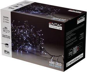 LED novogodišnje svetlo 400 LED 8m CW IP44