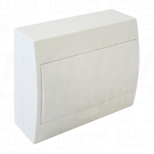Raz. kutije na zidbela vratasa  N/PE sinom1×12 modul. IP40.