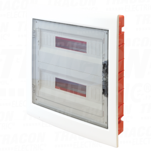 Raz. kutije u zid ravna dimj.v rata2×18 36 modul. IP40. H×