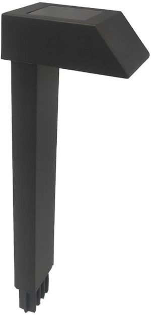 Solarna baštenska lampa 29.5cm IP44 PVC crna