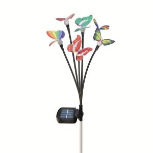 Solarna baštenska lampa leptiri 660mm