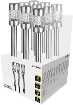 Solarna baštenska lampa mozaik stub inox 570mm pak-9