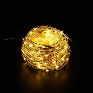 Solarna baštenska lampa svetlosni niz od 100 dioda 9,9m