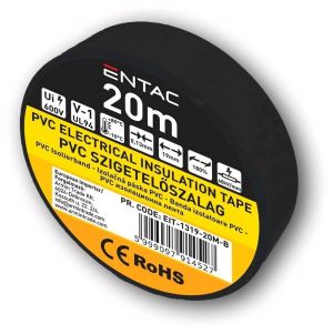 Izolaciona traka crna 20 m 0.13x19 mm