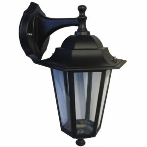 Blast. Fenjer crni na dole  IP44 240V 60W E27