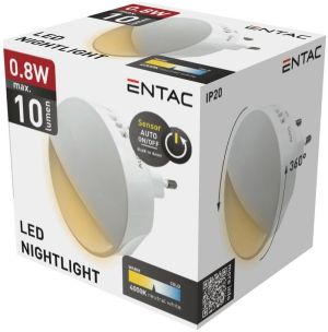 Noćno okruglo LED svetlo 0.8W 4000K belo