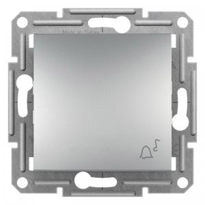 ASFORA TASTER ZVONO 1P 10A ALU