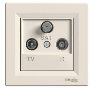 ASFORA - TV-R-SAT ZAVRSNA 1DB KREM