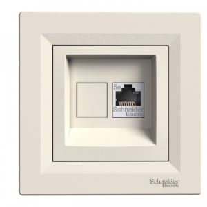 ASFORA-1XRJ45 KAT.5E UTP KREM