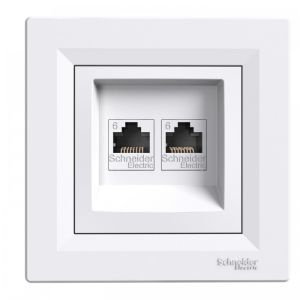 ASFORA-2XRJ45 KAT.6 UTP BELA