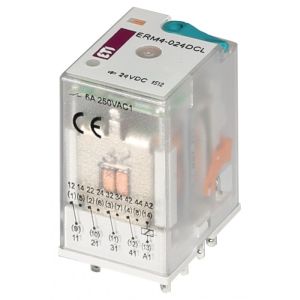 Industrijski ubodni pomocni  relej ERM4-024DCL