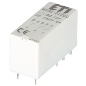 Minijaturni elektromagnetni  relej MER2-012DC