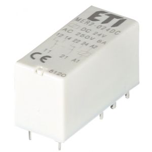 Minijaturni elektromagnetni  relej MER2-024DC