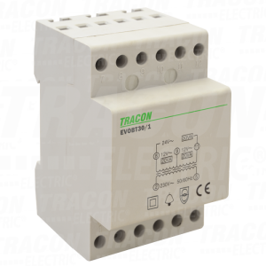 Sigurnosni trafoi zazvona230 V/12-12-24V AC. Psmax.30VA. Is
