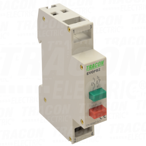 Modularni taster230V. 50Hz. 1N O. 1NC. Ith16A. AC-14. Ie6A