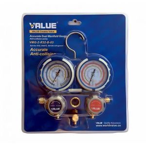 Manometarski set 2 ventila R32 R134A R407C R410A