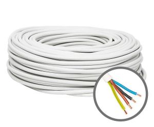 Savitljivi kabl H05VVF 4x1.5 beli