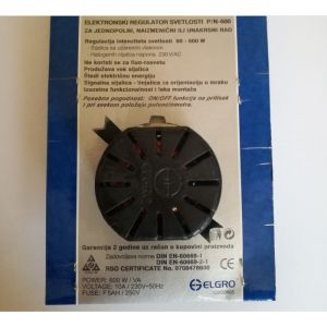 Dimmer 600W 230V on/off push  type obicna