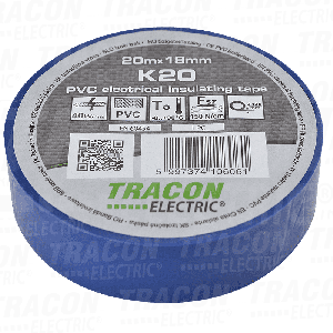 PVC izolaciona traka 20m x 19mm plava