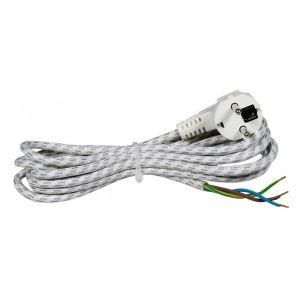 Kabel prik. za peglu H03RT-H 3 x0.75L=2m 1300W 6A slobodni k.
