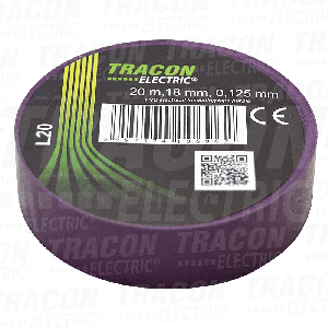 Izolaciona PVC traka 20mx19mm ljubičasta