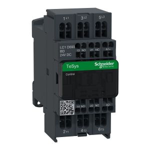 TeSys D kontaktor 3P 9A 24V DC 3NO