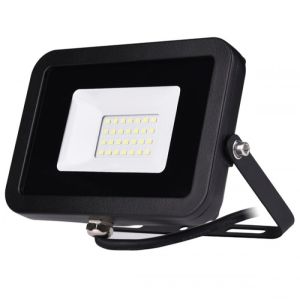 LED reflektor 10W 6500K  Profi Line - crni
